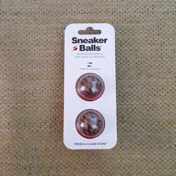 Sneaker Ball "Deodorize Gym Bags, Shoes, Lockers" (Fresh Clean Scent) 2pk ~ NEW! - Picture 4 of 4